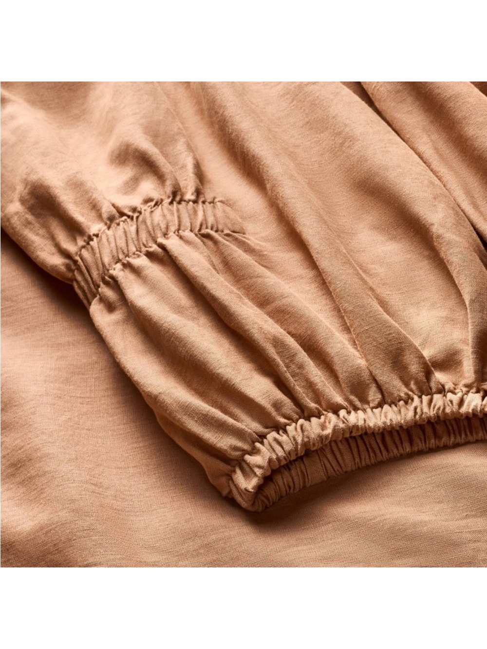 NWT King 100% Linen Sheet Set Adobe Clay - Casaluna - Picture 4 of 5